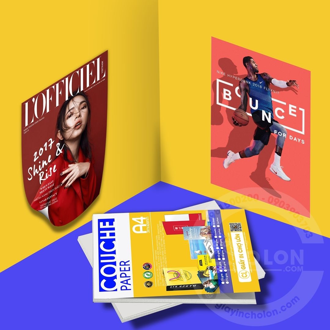 Giấy in couche được tin dùng ở công ty, cửa hàng làm dịch vụ in