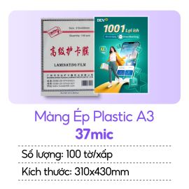 Giấy ép Plastic A3 37mic