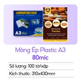 Màng ép Plastic A3 80mic