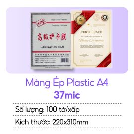 Giấy ép nhựa A4 giá rẻ 37mic