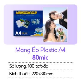 Giấy ép plastic A4 80mic