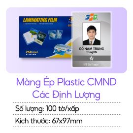 Màng ép plastic khổ CMND các định lượng