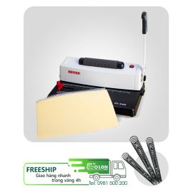 Máy đóng lò xo nhựa xoắn ốc bằng điện  BOSSER CI-348
