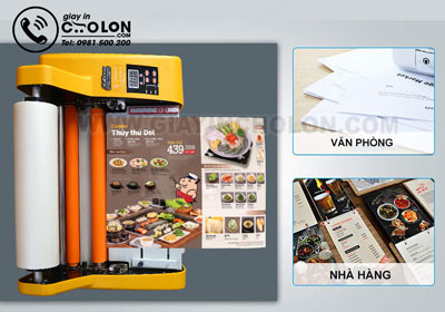 Ứng dụng làm dịch vụ in ấn của máy cán màng FM330 Sử dụng máy cán màng FM330 trong những công việc in ấn tiện lợi