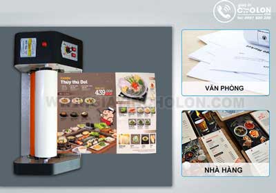 Sử dụng máy cán màng FM330 trong những công việc in ấn tiện lợi